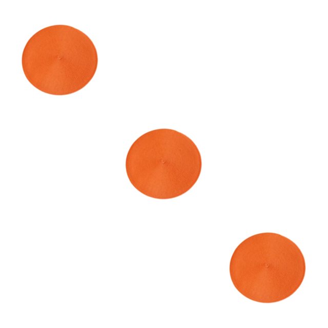 Maytalsory Napperons Robustes et Durables pour Usage Quotidien Grand Application Napperons orange 3Ensemble