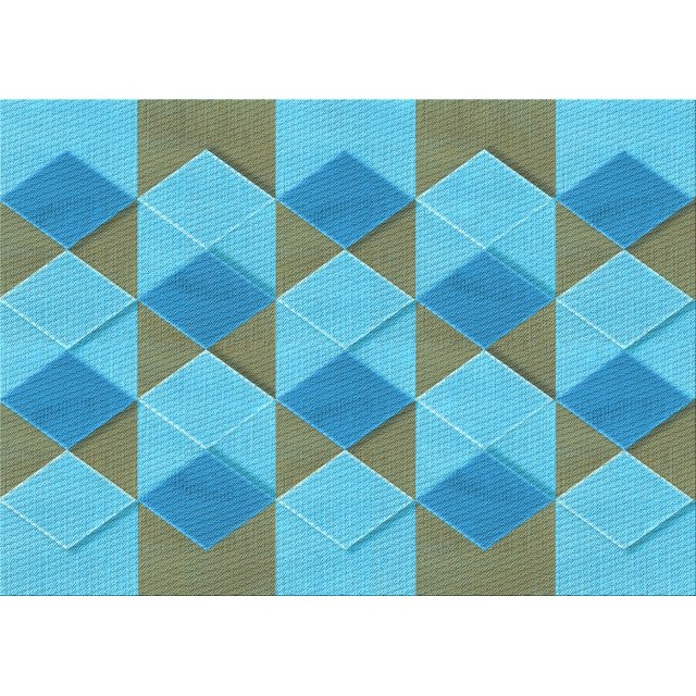 Ahgly Company Machine Washable Indoor Rectangle Transitional Deep-Sea Green Area Rugs, 7' x 10'