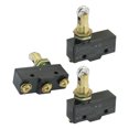thumbnail image 1 of Unique Bargains 3 Pcs Z-15GQ22-B Support de Panneau SPSD Rouleau Plongeur Interrupteur de Limite de Base 12mm, 1 of 1