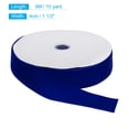 thumbnail image 2 of Unique Bargains Velvet Ribbon 1 1/2 Inch x 10 Yard Single Face Spool Silky DIY Crafts Gift Wrapping Bow Decoration Dark Blue, 2 of 5