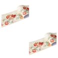 thumbnail image 4 of Wweixi Stylish PVC Waterproof Waist Line For Wall Sturdy And Easy To Clean Wood Marbling SelfAdhesive Skirting Line Safe green fruit 2Set, 4 of 6
