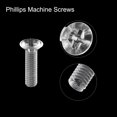 thumbnail image 4 of Unique Bargains M3x10mm Plastic Phillips Machine Screws, PC Flat Head Machine Bolts 25 Pack, 4 of 4