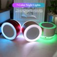 thumbnail image 4 of Amdohai Mini BT Speaker With 7-Color Lights Small Wireless Speaker Portable, 4 of 7