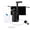 Black, variant on Amdohai Outdoor Water Filter Straw Water Filtration System Water Purifier for Family Preparedness Camping Hiking Emergency