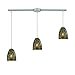 thumbnail image 3 of ElkGroup International 10465/3L-BRF Fissure 3 Light Pendant In Satin Nickel And Smoke Glass, 3 of 3