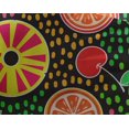 thumbnail image 5 of oneOone Georgette Viscose Magenta Fabric Tropical Fruit Craft Projects Decor Fabric Printed By The Yard 42 Inch Wide, 5 of 5