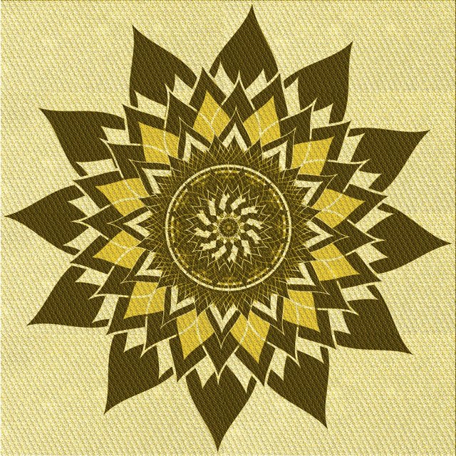 Ahgly Company Tapis d'Intérieur Lavable à la Machine, Carré, Transitionnel, Chêne Brun, Tapis de Zone, 4 Pieds Carré