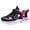 Black, variant on Splozh Boys Shoes Toddler Big Kids Shoes Boys Girls Breathable Sneakers Athletic Running Shoes Pink,6-7 Years