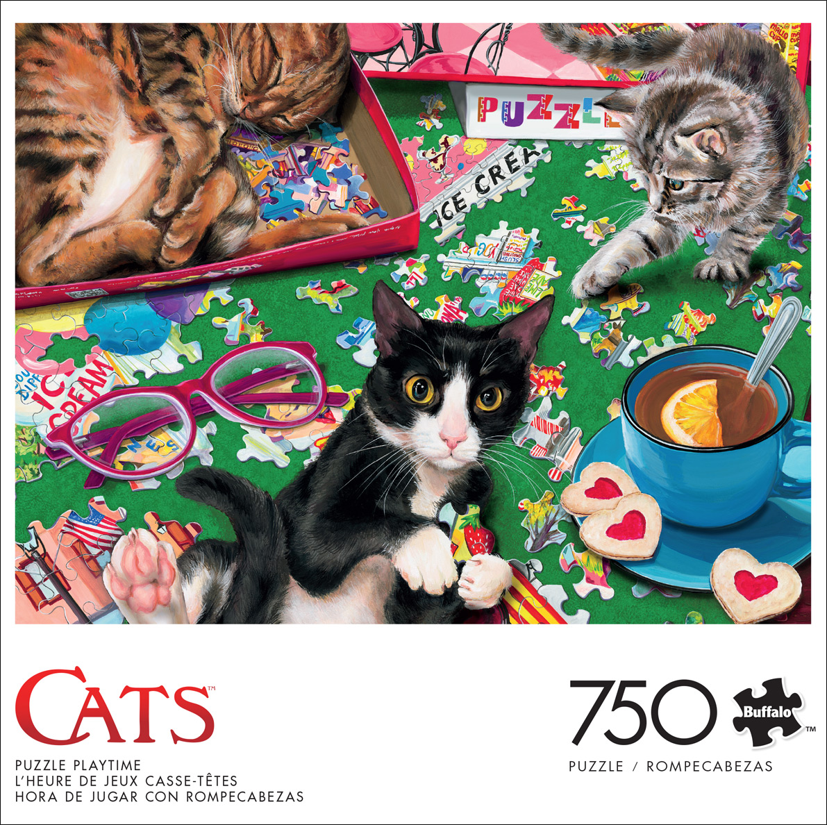 Buffalo Games Puzzle Playtime Puzzle de 750 pièces imbriqué pour adultes âgés de 14 à 99 ans