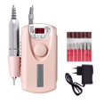 thumbnail image 1 of Portable Nail Drill Professional 30000 RPM, Rechargeable Electric Nail File Machine E File For Acrylic Nails Gel Polishing Removing, Cordless Efile With Bits Kit For Manicure Salon Home ,Easy to Use, 1 of 7
