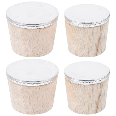 4pcs Bottle Cork Plug Replacement Kettle Corks Bottle Stopper Wooden Bottle Plug for Bottle Kettle