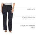 thumbnail image 3 of Dickies Womens Plus Size Relaxed Fit Straight Leg Stretch Twill Pant, 22W, 3 of 3