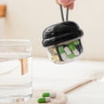 thumbnail image 1 of Cute Pills Dispenser With 4 Large Compartments Portable Pills Bottle Organizer With Wide Opening For Easy Use, 1 of 6