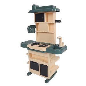 Ensemble de jeux de cuisine pour enfants, vert 73cm Hauteur Foods Son Pretend Jouer Pot de jouets de cuisine pour usage domestique