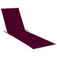 thumbnail image 4 of vidaXL Sun Lounger with Table and Cushion Solid Teak Wood, 4 of 6