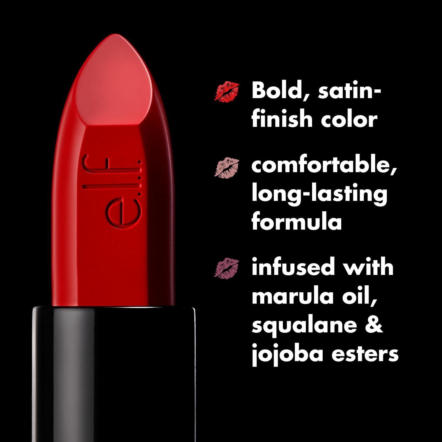 e.l.f. Cosmetics O Face Rouge à lèvres satin