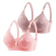 thumbnail image 1 of Timegard 2 Pc Bras Summer for Women Adjustable Strap Lace Full Coverage Wirefree Comfortable Everyday Bra, 1 of 3
