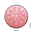 thumbnail image 1 of Birdeem 6-Inch 11 Tone Childrens Hand Drum Forget Worry Drum Adult Hand Disc Drum, 1 of 12