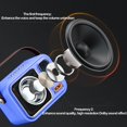 thumbnail image 4 of IROINID Bluetooth Speaker,Small Speaker,Portable Bluetooth Speakers TWS,Handheld Singing and Microphone Integrated Mini Bluetooth Speaker Handheld Portable Microphone Speaker, 4 of 8