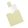 thumbnail image 2 of Mareep Stainless Steel Card Mirror,Portable Anting Drop Rimless Make Up Beauty Makeup Mirror,Squares Card Holders Small Mirrors, 2 of 2