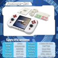 thumbnail image 5 of R46S Handheld Game Console 4 inch 64GB (White), 5 of 5