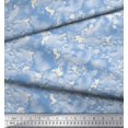 thumbnail image 3 of Soimoi Poly Georgette Fabric Cloud Nature Fabric Prints By Yard 42 Inch Wide, 3 of 5