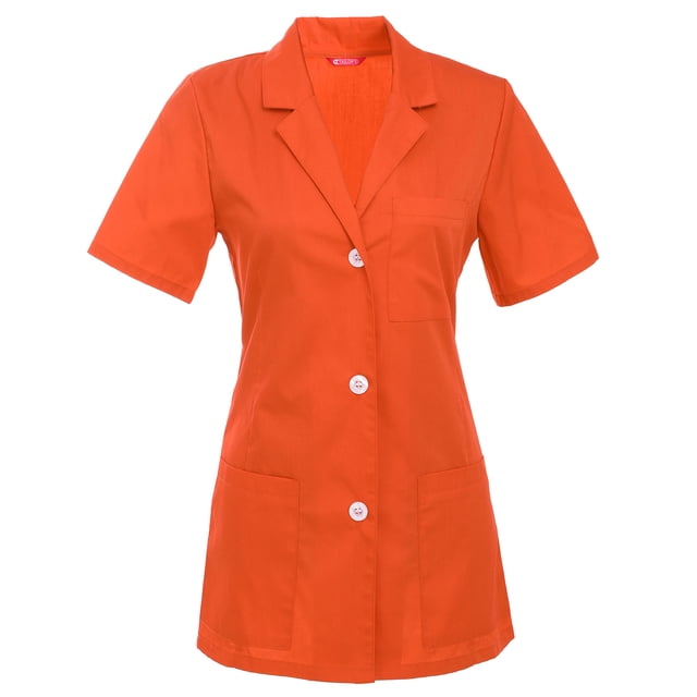 Manteau de Laboratoire à Manches Courtes de 29 Po pour Femmes