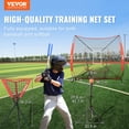 thumbnail image 2 of VEVOR 7x7 ft Baseball Softball Practice Net, Portable Baseball Training Net, with Bow Frame, Carry Bag, Strike Zone, Ball, Tee, Ball Collector, 2 of 9