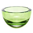 thumbnail image 1 of 6" Bouche Soufflé Cristal Européen Fait Plomb Printemps Libre Vert Bol, 1 of 1