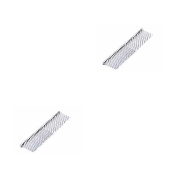 pitrice Peigne pour Animaux pour Toiletteur de Chien, Peignes pour Chat, Dents, Attrape-Poux, Outil de Retrait, Attrape-Poux, Fournitures pour Animaux pour Toilettage de Chiot, Ensemble de 2