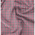 thumbnail image 1 of Soimoi Poly Georgette Fabric Gingham Check Print Sewing Fabric Yard 42 Inch Wide, 1 of 5