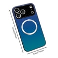 thumbnail image 2 of BotaniNest Gradient Glass Glossy For IPhone 17 Pro Max Compatible Thin Gradient Full Coverage Tempered Glass With Absorbing ., 2 of 4