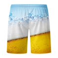 thumbnail image 2 of Men Loose Short Trousers  Drawstring Casual Party Street Sports Pants Beach Pool Summer Trousers, 2 of 4