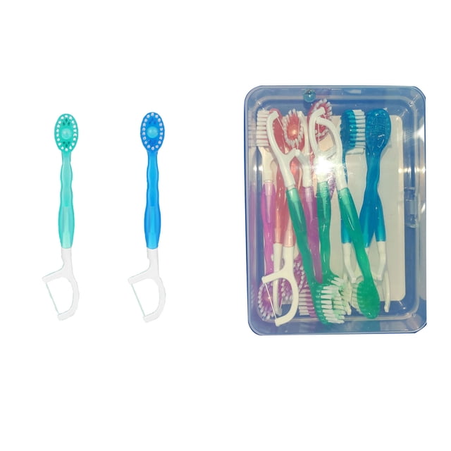 EGNMCR Disposable Portable Burst Toothbrush set with lightweight, single-use toothbrushes designed for adults. Features multifunctional brush heads with popping beads for fresh breath and gum massage. Boxed set includes various colours, ideal for oral care at home or outdoor use.