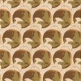 thumbnail image 1 of Ahgly Tapis d'Intérieur Lavable en Machine Carré Transitionnel Bisque Foncé Marron, 4 Pieds Carré, 1 of 7