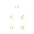 thumbnail image 1 of ZLight Plaque de Cou pour Guitare Électrique 4 Trous avec Vis de Remplacement Planche de Réparation d'Instruments en Métal pour Professionnel Or 5Ensemble, 1 of 6