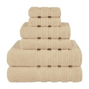 FUYPSE 2026 New Arrivals Paper Towels 6 Piece Towel Set Luxurious Cotton Towels for Comfort and Absorbency in Your Bathroom Perfect for Daily Use and Spa Like Experience