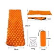 thumbnail image 3 of SuoKom Tapis de Couchage pour le Camping - Tapis de Couchage Ultraléger pour le Camping, la Randonnée Sac au Dos, la Randonnée - Matelas d'Ambiance de Camping Léger, Gonflable et Compact, 3 of 6