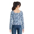 thumbnail image 3 of Justice Girls' Printed Lace Top, 3 of 3