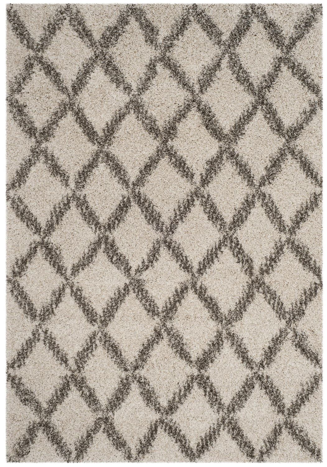 Safavieh Hudson Franklin Tapis Géométrique Diamants Shag