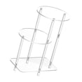 thumbnail image 4 of veasfak Table d'Appoint en Acrylique Mobilier Simple 3 Niveaux pour Bureau Appartement Salon Ronde, 4 of 8