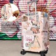 thumbnail image 5 of Travel Luggage Cover Suitcase Protector Fits 18-32 Inch Luggage Wheel Covers Patterned Travel Related Items Flower Luggage Protector Elastic Luggage Anti-scratch Suitcase Cover M, 5 of 5