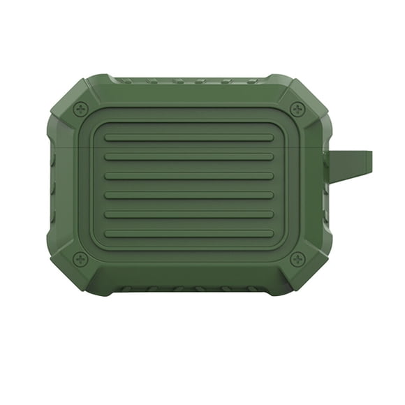 Étui en Silicone pour Écouteurs, Anti-Choc, Recharge Sans Fil, Étui pour Écouteurs, Coque de Remplacement pour AirPods 3, Vert