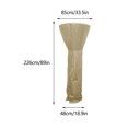 thumbnail image 3 of Dvkptbk Protection Manchon Longueur Complète pour Chauffage Extérieur Rond avec Fermeture Éclair Outils en Liquidation, 3 of 3