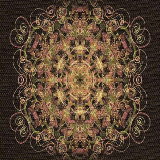 Ahgly Company Tapis d'Intérieur Lavables en Machine, Carrés Transitionnels, Marron Clair, 4' Carré