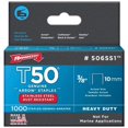 thumbnail image 1 of Arrow Fastener 506SS1 3/8" T50 Stainless Steel Staples, 1 of 3