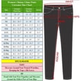thumbnail image 3 of Lot de 3 Pantalons Chino Doux pour Femmes, Super Extensibles, Coupe Ajustée, 5 Poches, Uniforme de Travail, 3 of 4