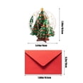 thumbnail image 4 of Dvkptbk Christmas Greeting Cards with Envelopes Three Dimensional Christmas Cards with Envelopes Christmas Greeting Cards Ornament Christmas Decorations, 4 of 6