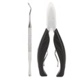 thumbnail image 2 of Podiatrist Toenail Clippers, Thick Toe Nail Clipper Remove Residual Dirt Curved With Armor Remover For Pedicure, 2 of 8