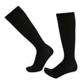 thumbnail image 3 of Compression Socks, Compression Socks, Knee Socks for Women, Socks Breathable for Sports, Work, Flying, Traveling - -M, Black S-M, 3 of 8